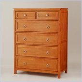 Home Styles Furniture Braywick Solid Hardwood 6 Drawer Double Dresser