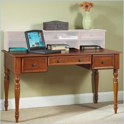 Home Styles Furniture Homestead  Solid hardwood Executive Home Office Writing Desk in Warm Oak Finish