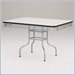 Home Styles Furniture Soda Shoppe Rectangular Casual Dining Table with Black & White Top