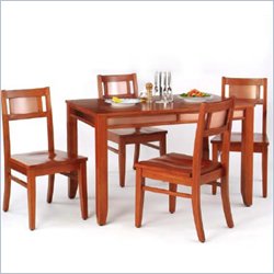 Home Styles Furniture Manhattan Dining Table in Cottage Oak