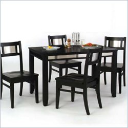 Home Styles Furniture Manhattan Dining Table in Black