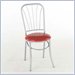 Home Styles Furniture Retro Soda Shoppe Dinette Chair in Red (Set of 2)