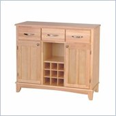 Home Styles Furniture Natural Base and Natural Wood Top Buffet 