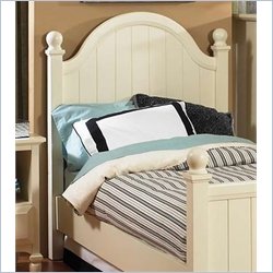 Home Styles Mayfair Solid Wood Twin Headboard in Antique White
