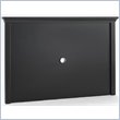 ADD TO YOUR SET: Home Styles Furniture Bedford Back Panel for Entertainment Center in Black Finish