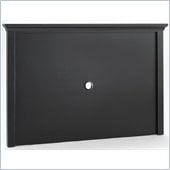 Home Styles Furniture Bedford Back Panel for Entertainment Center in Black Finish