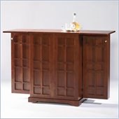 Home Styles Furniture Steamer Swing Open Trunk Bar in Cherry