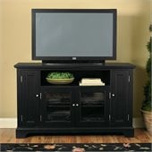 Home Styles Furniture Bedford Wood LCD/Plasma TV Stand in Ebony Finish