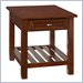 Home Styles Furniture Hanover Wood End Table in Cherry