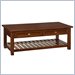 Home Styles Furniture Hanover Solid Wood Cocktail Table in Cherry Finish
