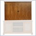 Home Styles Furniture Jamaican Bay Solid Wood Back Panel in Soft Mahogany Finish