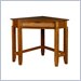 Home Styles Furniture Jamaican Bay Solid Wood Corner Laptop Desk in Soft Mahogany