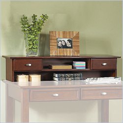 Home Styles Furniture Hanover Solid Wood Student Desk Hutch in Cherry Finish