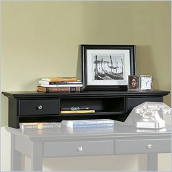 Home Styles Furniture Bedford Solid Wood Student Desk Hutch in Ebony Finish