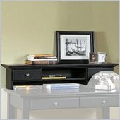 Home Styles Furniture Bedford Solid Wood Student Desk Hutch in Ebony Finish