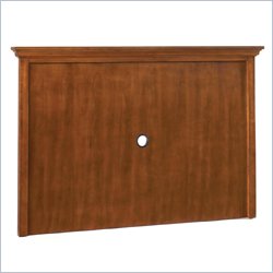 Home Styles Furniture Homestead Entertainment Center Back Panel in Distressed Warm Oak Finish
