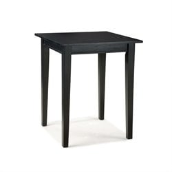 Home Styles Arts and Crafts Bistro Casual Dining Table in Ebony Finish