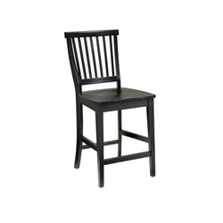 Home Styles Arts and Crafts 24 Bistro Stool in Ebony