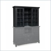 Home Styles Arts & Crafts Wood Buffet Hutch in Ebony