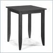 ADD TO YOUR SET: Home Styles Bedford Square Wood Bistro Casual Dining Table in Ebony