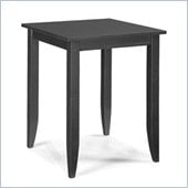 Home Styles Bedford Square Wood Bistro Casual Dining Table in Ebony