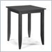 Home Styles Bedford Square Wood Bistro Table in Ebony
