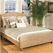 Home Styles Queen Cabana Banana Natural Woven Panel Bed in Honey