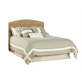 Home Styles Cabana Banana Natural Woven Textile Queen Headboard in Honey