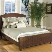 Home Styles Queen Cabana Banana Woven Panel Bed in Cocoa Finish
