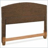 Home Styles Cabana Banana Natural Woven Textile Queen Headboard in Cocoa