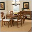 Home Styles Homestead 5 Piece Dining Set in Distressed Warm Oak Finish