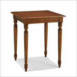 Home Styles Homestead Square Bistro Table in Distressed Warm Oak Finish
