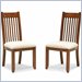 Home Styles Hanover Upholstered Dining Chair in Cherry (Set of 2)