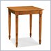 Home Styles Ponderosa Solid Wood Square Bistro Table in Pine