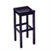 Home Styles Furniture Contour 29" High Black Solid Hardwood Bar Stool