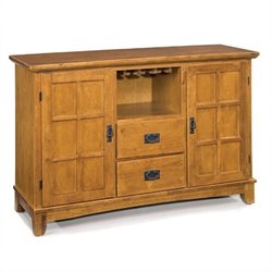 Home Styles Arts & Crafts Dining Buffet in Cottage Oak