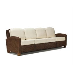 Home Styles Cabana Banana 4 Section Sofa in Cocoa