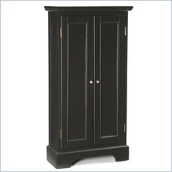 Home Styles Bedford Wood Media Cabinet in Ebony by Home Styles