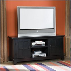 Home Styles Arts & Crafts Entertainment TV Stand in Ebony