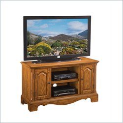 Home Styles Country Casual Wood TV Stand in Distressed Oak Finish