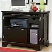 Home Styles Bedford Compact Office Cabinet in Ebony