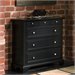 Home Styles Bedford Four Drawer Chest in Ebony