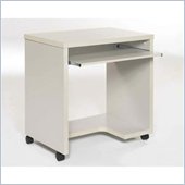 Home Styles Furniture Mobile Computer Cart in White