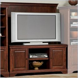 Home Styles Furniture Lafayette Wood TV Stand with Back Panel in Cherry