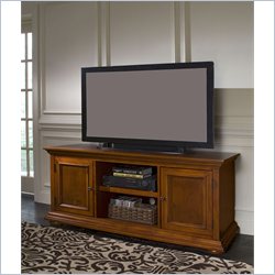Home Styles Furniture Homestead Wood LCD/Plasma TV Stand in Distressed Warm Oak