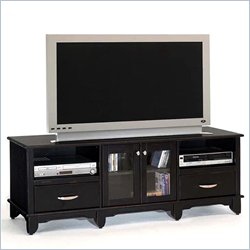 Home Styles Furniture Manhattan Wood LCD/Plasma TV Stand in Black