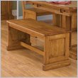 ADD TO YOUR SET: Home Styles Rectangular Kitchen Dining Nook Bench in Distressed Oak Finish