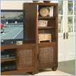 ADD TO YOUR SET: Home Styles Cabana Banana Audio Pier Cabinet in Cocoa Finish