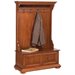 Home Styles Homestead Hall Tree in Distressed Warm Oak Finish