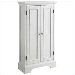 Home Styles Naples Media Storage Cabinet in White Finish
